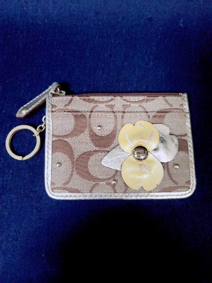 COACH/カードケース/パスケース/定期入れ/キーリング付き/レディース/コーチ/COACH