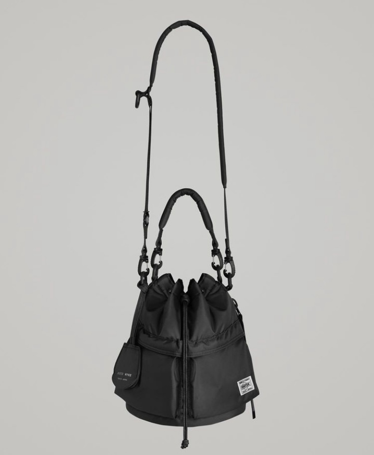 週末クーポン適用可 2022 aw PORTER × HYKE 2WAY TOOL BAG ポーター ハイク ツール バッグ small BLACK 新品未使用 即発送可 他多数出品中