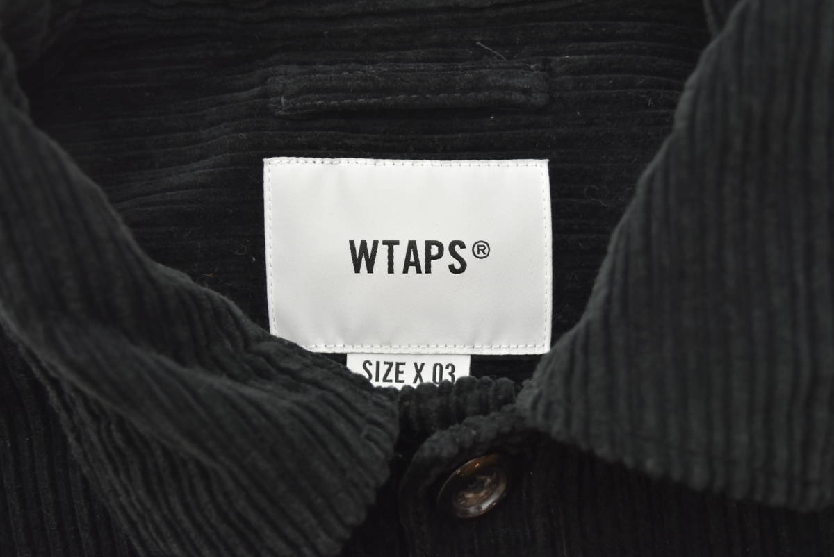 ◯ WTAPS ダブルタップス LS/COTTON.CORDUROY コーデュロイ 長袖シャツ 