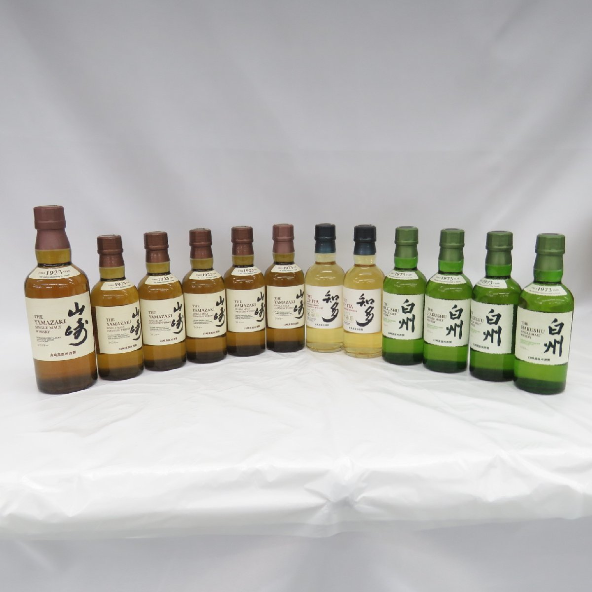 レア品【サントリーウイスキー】 飲み比べ『山崎、白州、知多』ミニ