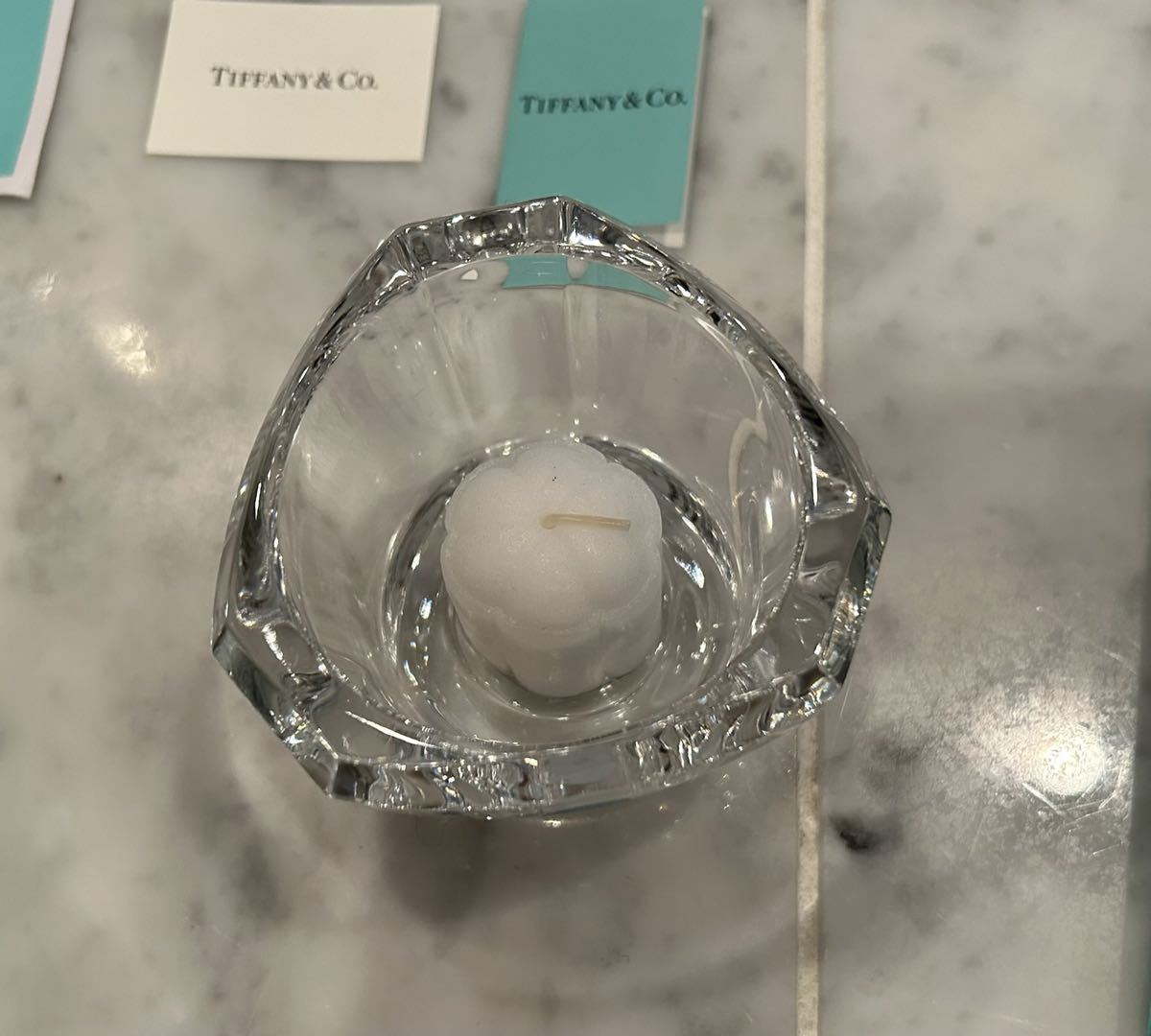 ティファニー キャンドルホルダーの通販 Tiffany キャンドルホルダー &amp; Co. | Co キャンドル anene by - ＆ 名入れ ブルー 高さ