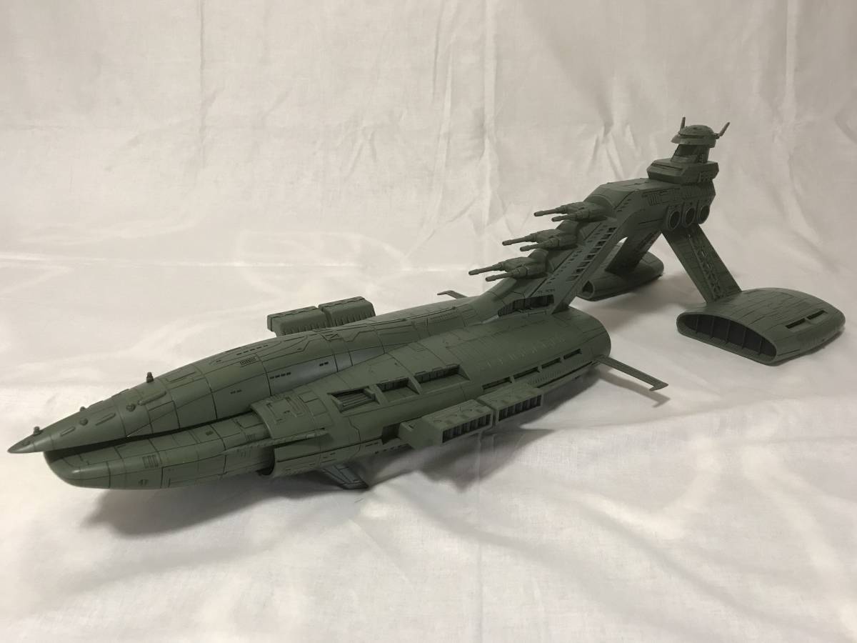 バンダイ 1/400 シャア専用/量産型 ムサイ 塗装済み完成品 機動戦士