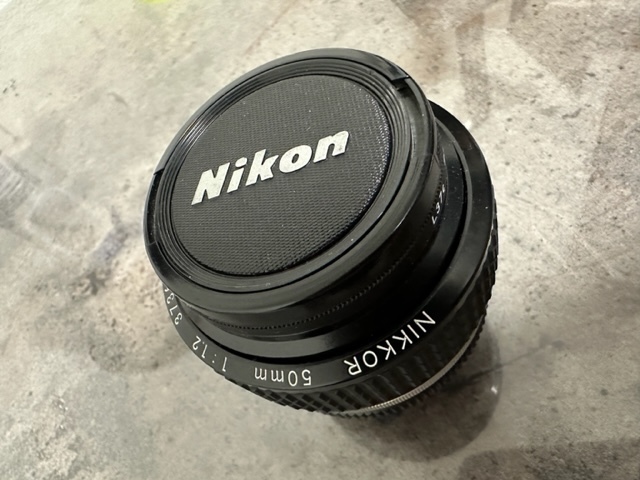 ☆ 極上品 美品 ニコン Nikon Nikkor 50mm 1:1.2 レンズ L37c フィルター 52mm オリジナルのレンズカバーキャップ ☆ 50mm NIKKOR Nikon 美品 ☆完 F1.8光学クリ