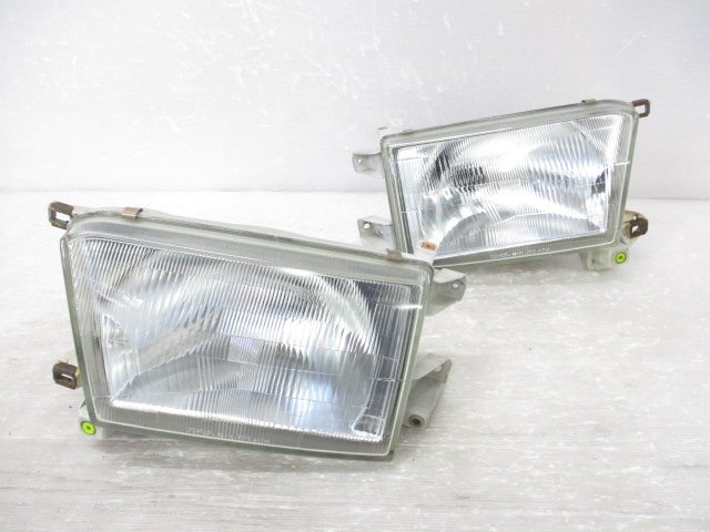 取付部破損無 HILUX SURF ハイラックス サーフ 180 185 前期 純正 ハロゲン ヘッド ライト ユニット 左右 セット KOITO 35-66 (B030729)