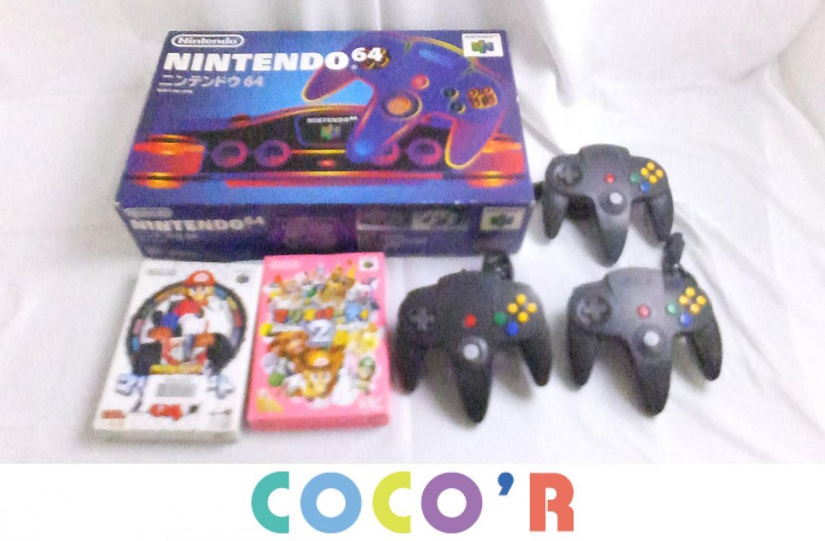 同梱可】優良品 ゲーム NINTENDO 64 本体 NUS-S-HA マリオパーティー2 