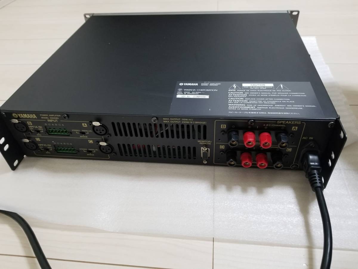 激安通販販売 YAMAHA ( ヤマハ ) / XM4080 4チャンネル・パワーアンプ