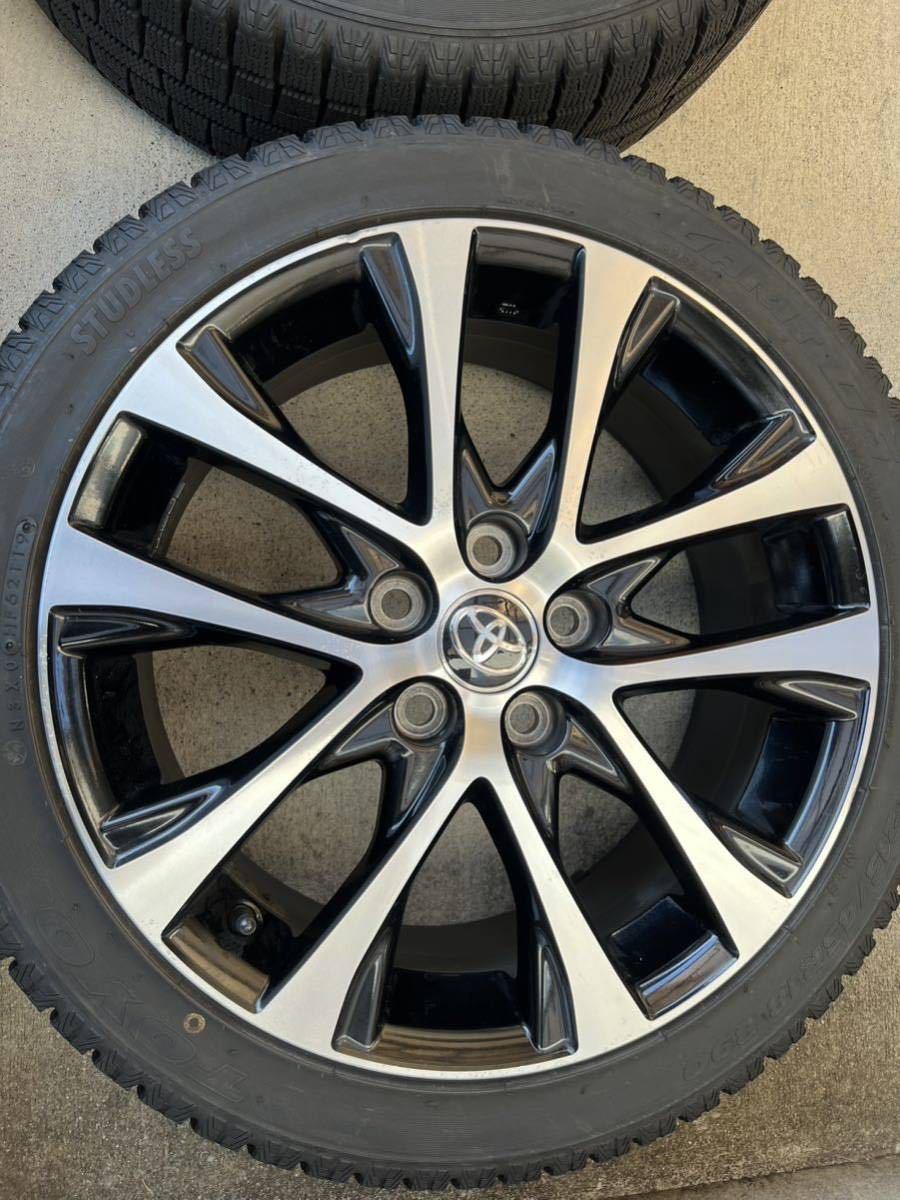 エスティマ アエラスSパッケージ アルミホイール 215/45R18 ZRR80 トヨタエスティマ アエラス純正 アルミホイール 18×7J オフセット 51