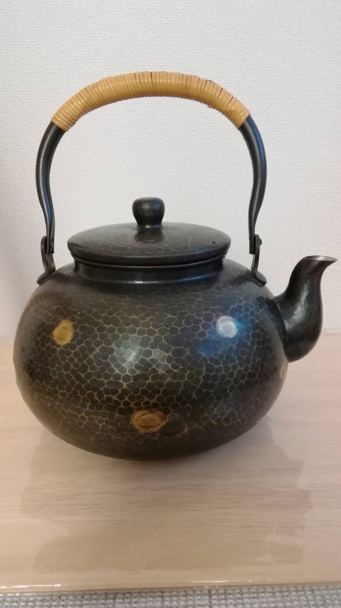 打出し　銅　薬罐　水注　工芸品　茶道具　煎茶道具　金属工芸 水注 茶道具 - 煎茶道具 Yahoo!オークション 「茶道具 水注」その他