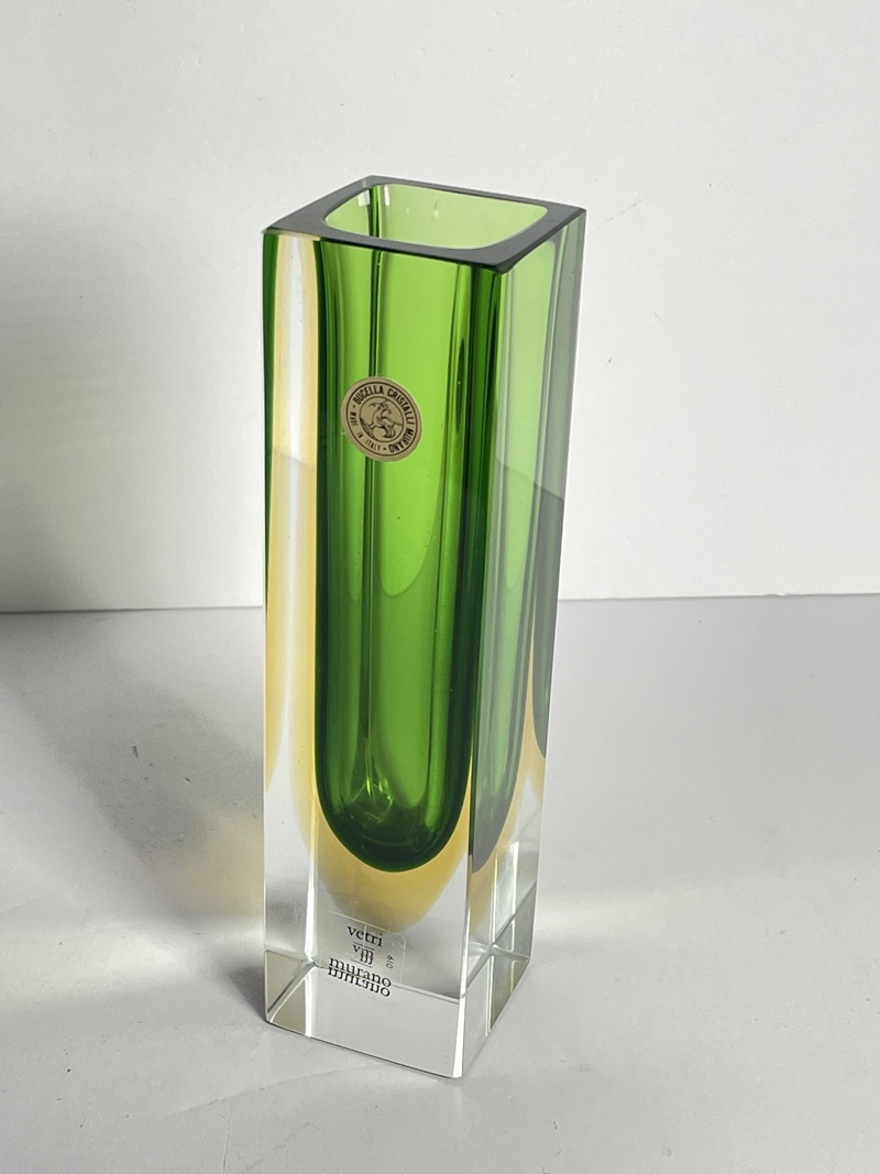 全国無料，新作登場 イタリア製 MURANO BUCELLA CRISTALLI ムラノ ガラス クリスタルガラス フラワーベース 花瓶 高さ21.8cm インテリア 飾り オブジェ tk981(工芸ガラス)｜売買されたオークション情報、yahooの商品情報を 工芸ガラス