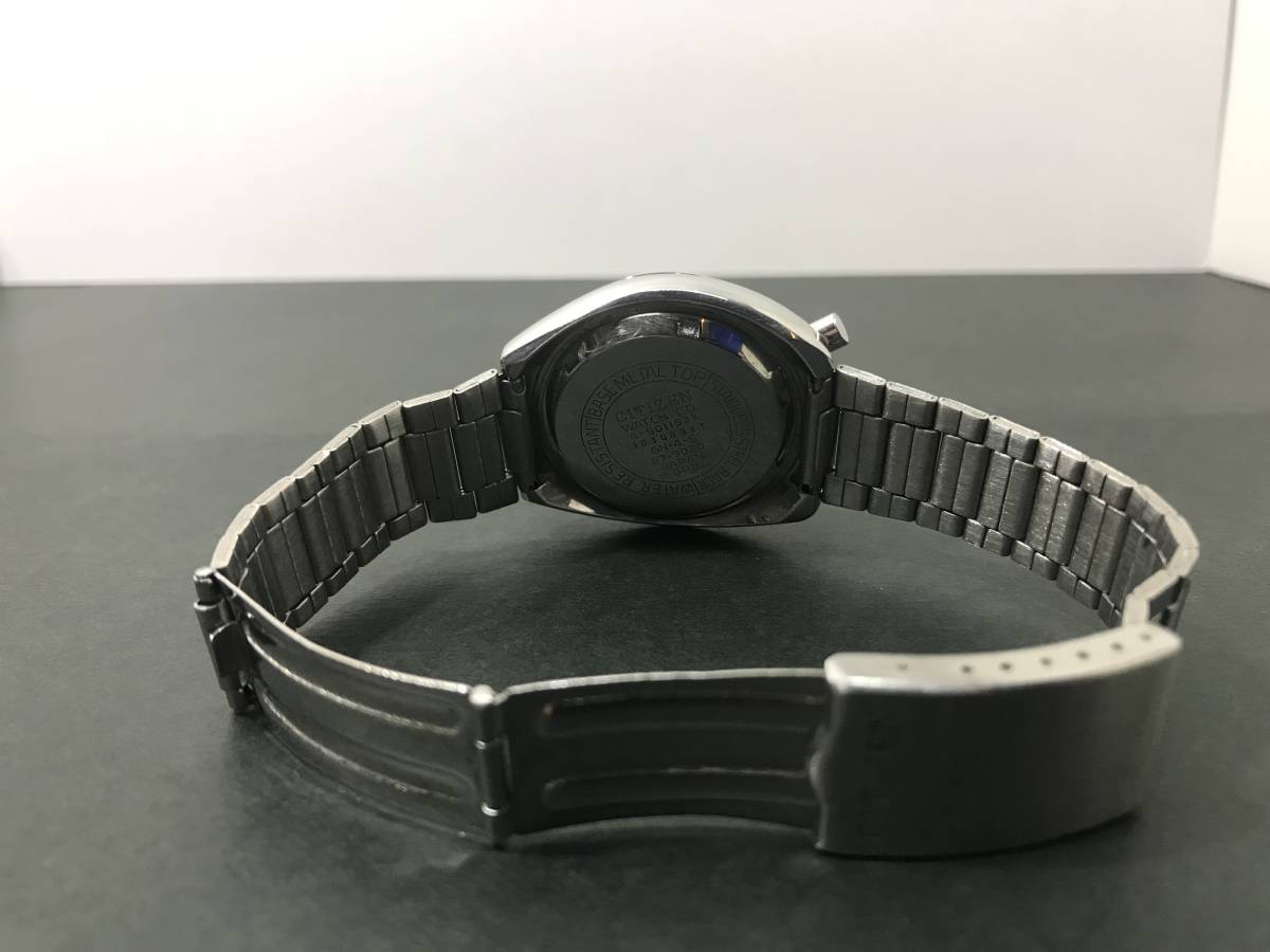 シチズン クロノグラフ チャレンジタイマー CITIZEN 自動巻き ツノ 