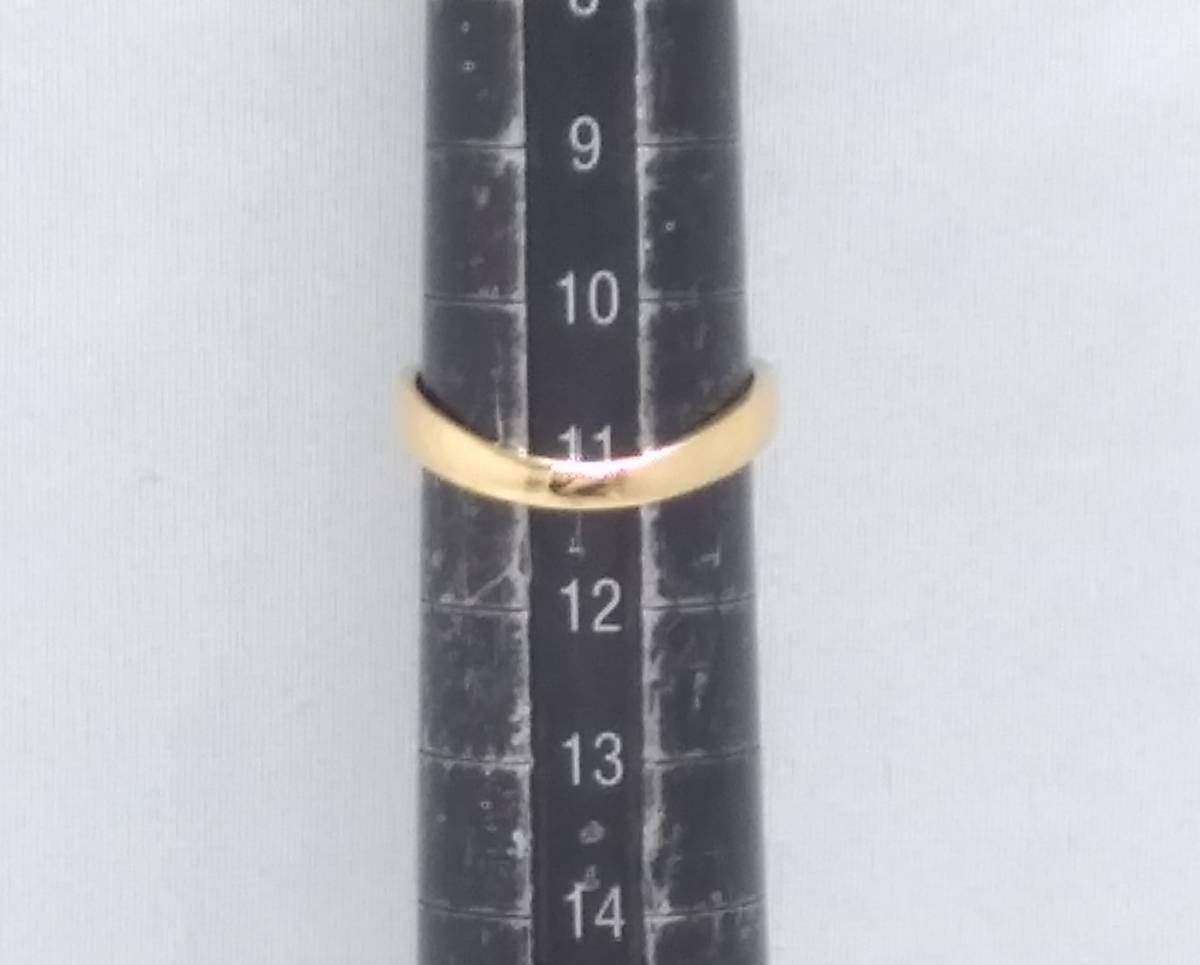 K18 リング ダイヤモンド 18金 指輪 11号 10金 18K 0.21ct リング 