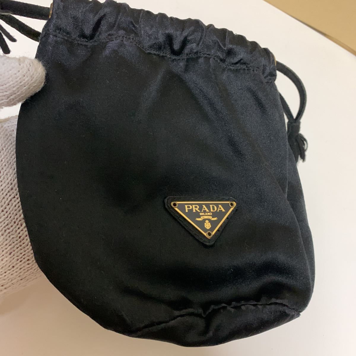 ポーチ 巾着 ナイロン プラダ PRADA（ポーチ 極美品✨プラダ 