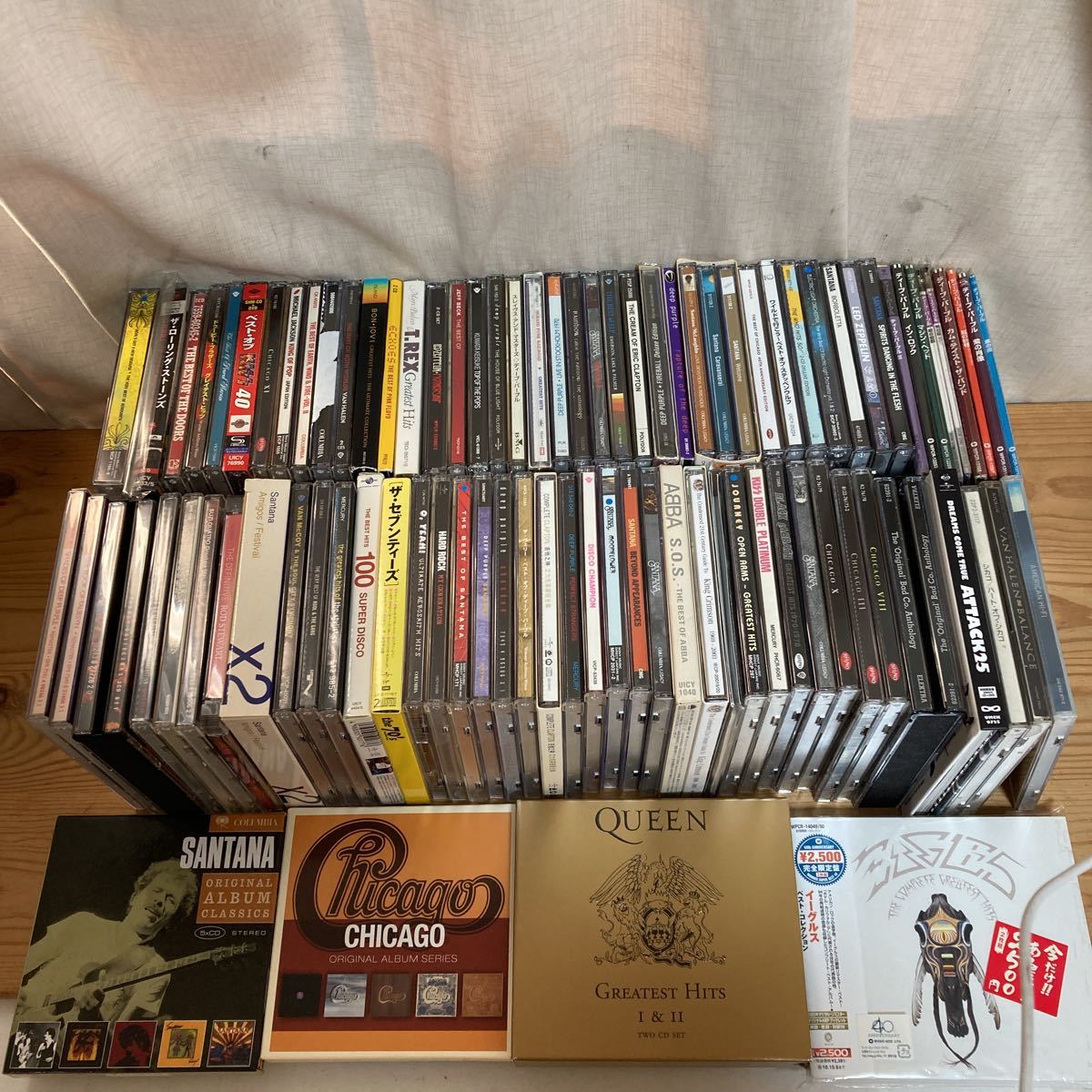 超激得，新作 CD 洋楽 ロック/ポップス 91枚 /サンタナ CHICAGO クイーン ABBA イーグルス KISS ディープパープル ストーンズ ボン ジョビ まとめ ⑧(ロック、ポップス（洋楽）)｜売買されたオークション情報、ya その他