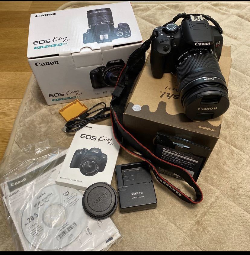 Canon EOS kiss x7i 一眼レフカメラ スマホ転送 シングルレンズ Canon