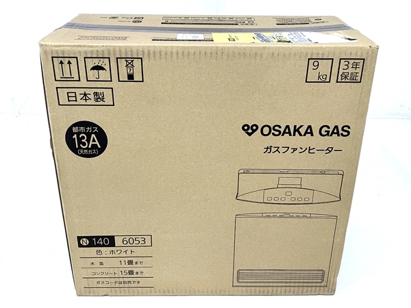 ガスファンヒーター OSAKA GAS ホワイト 0 大阪ガス N140-6053 1