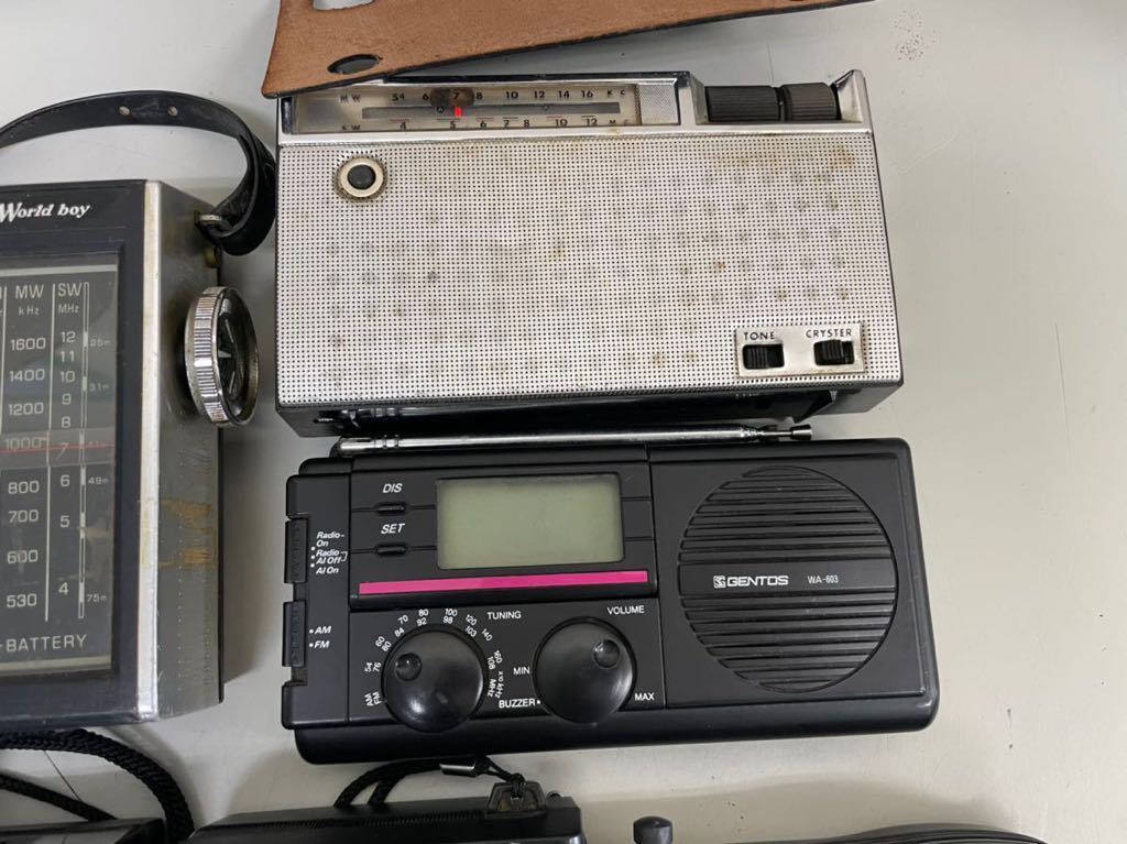 ジャンク品 NATIONAL RF-858/ T-801D/ R-1031/R-1028/SONY TFM-3770