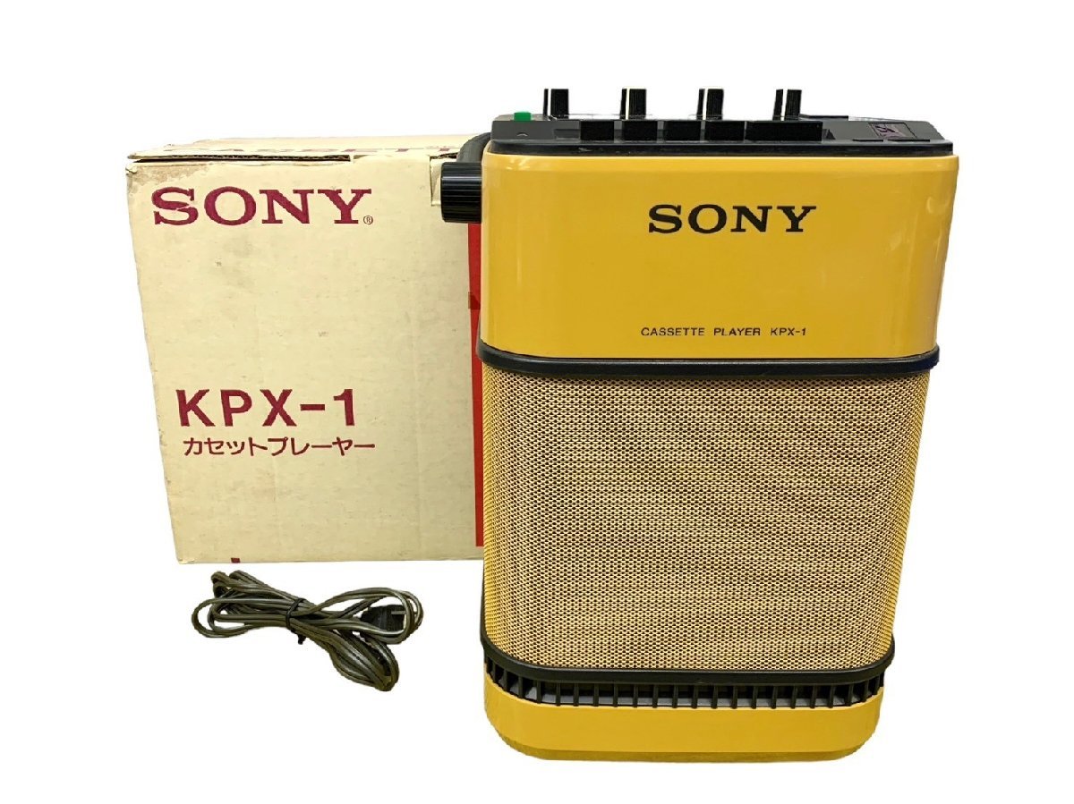 SONY (ソニー) レトロ CASSETTE PLAYER カセットプレイヤー KPX-1