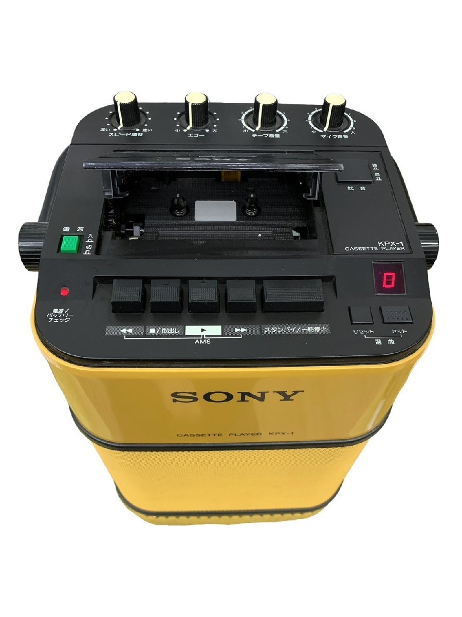 SONY (ソニー) レトロ CASSETTE PLAYER カセットプレイヤー KPX-1