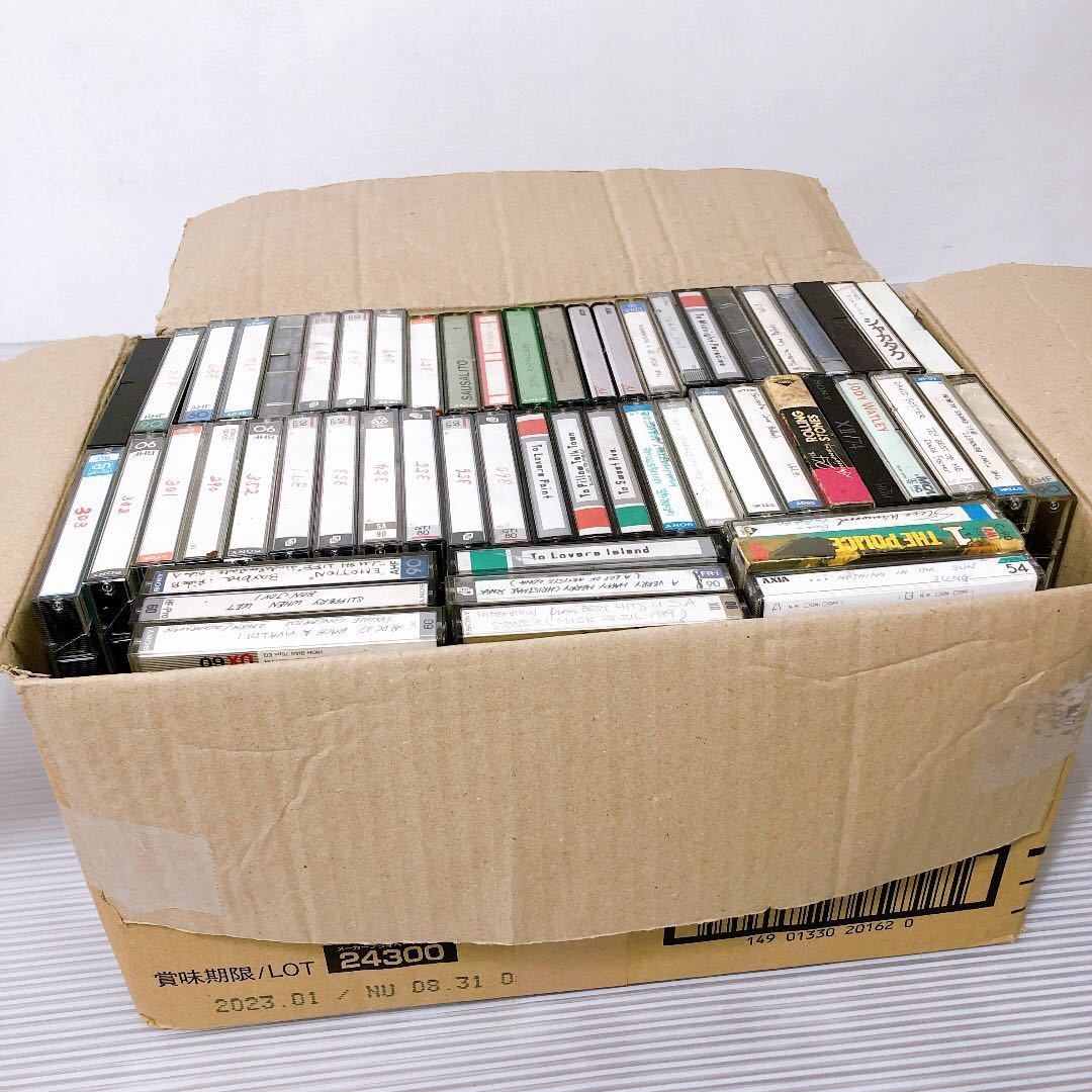 C◇使用済みカセット テープ まとめて150点以上 当時物 中古品 ノーマル