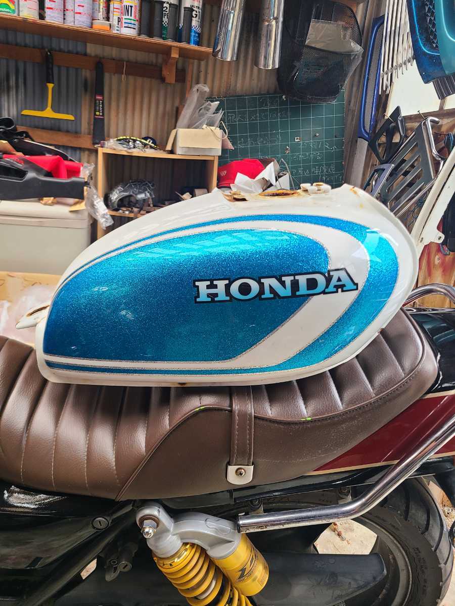 CB250T ホーク バブ やかんタンク（CB250T CB400T ホーク タンク
