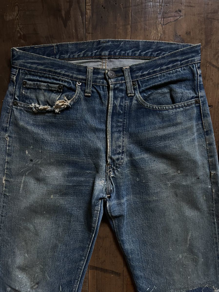 60s LEVIS 501 BIGE タイプ初期 501xx移行期 アキュエイト（イエロー 