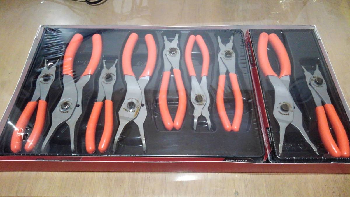 品質保証，セール Snap-on スナップオン スナップリングプライヤ9本セット SRPC107PKO SRPC107AO＋SRPC102O 品(スナップリングプライヤー)｜売買されたオークション情報、yahooの商品情報をアーカイブ公開 - オークファ スナップリングプライヤー