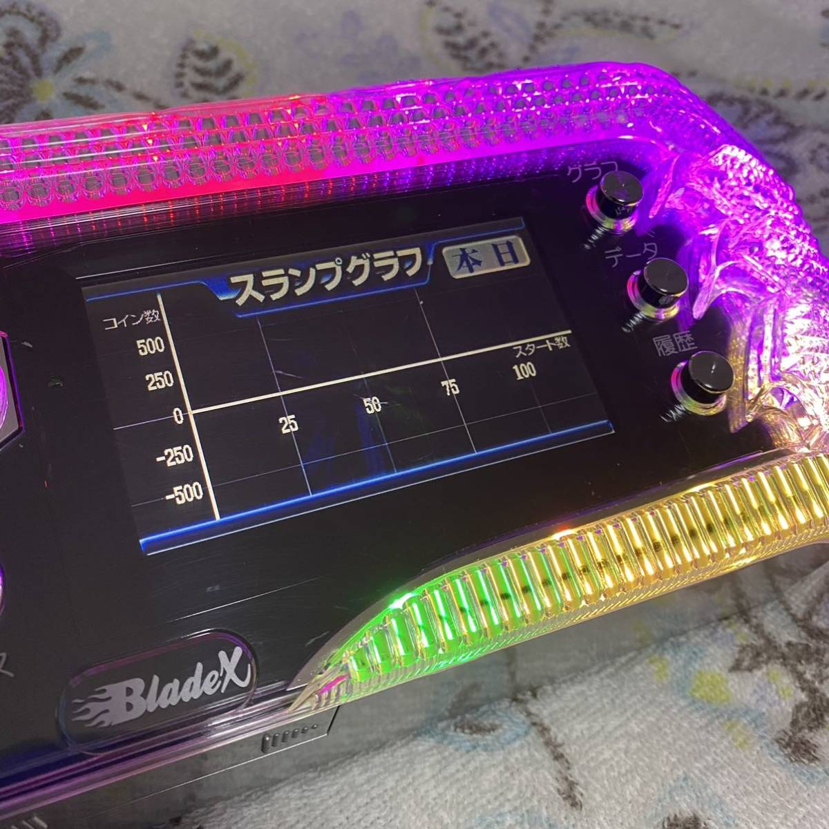 BLADE X リモコン 説明書 データカウンター ブレイド X パチスロ用