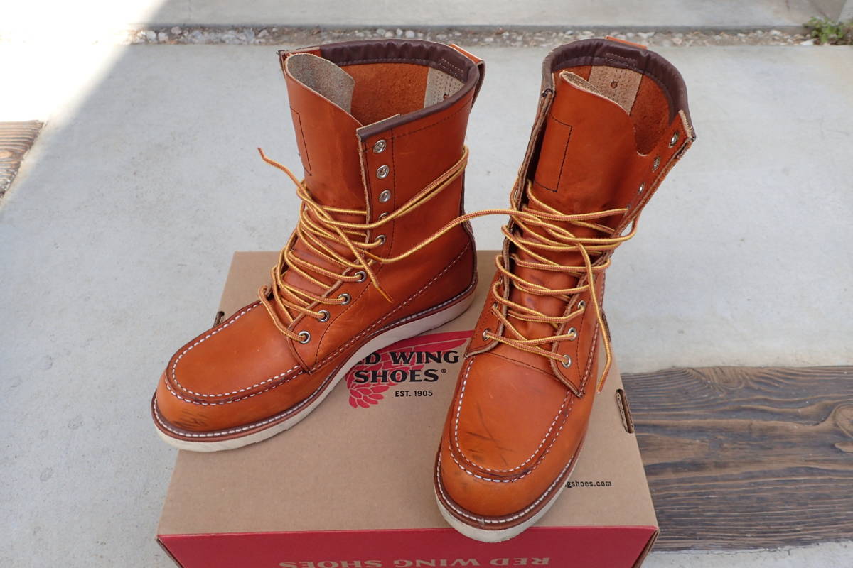 箱付 現行モデル◇REDWING レッドウィング ブーツ 877 8インチ 