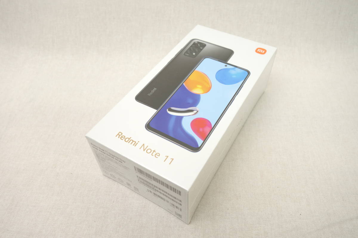 ◇未開封未使用品◇Xiaomi Redmi Note 11 グラファイトグレー 国内版SIM