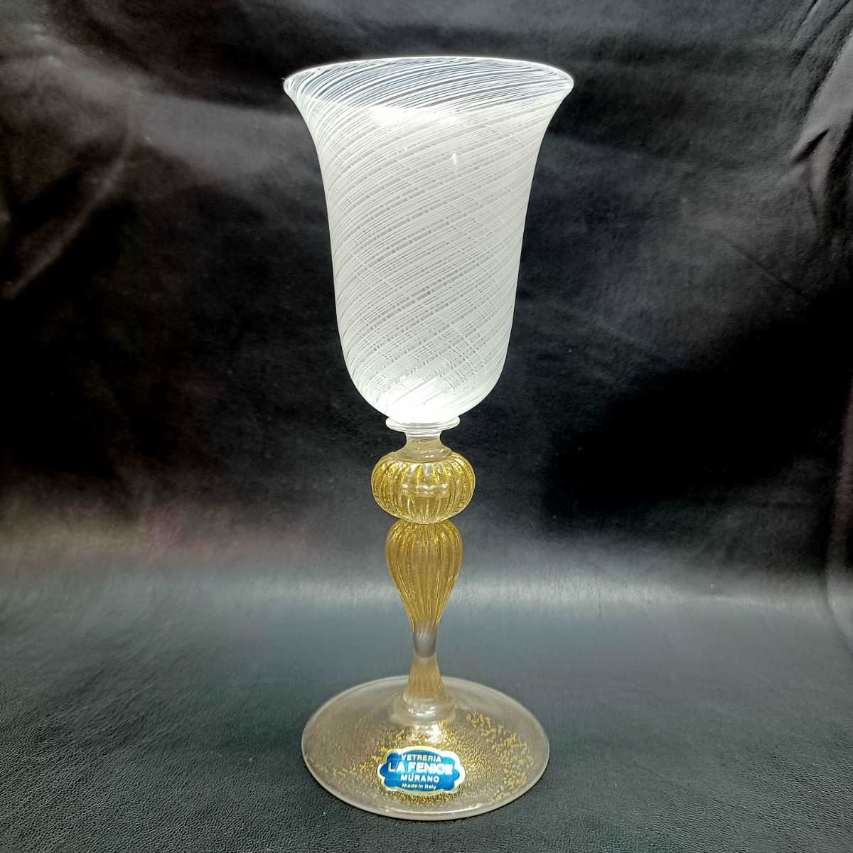 LA FENICE MURANO La Fenice Absolutely ムラノ VETRERIA 3”X2” GLASS