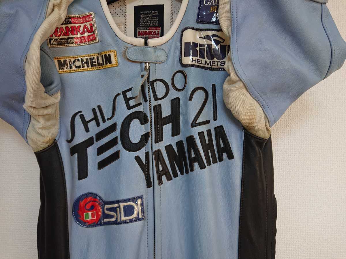 テック21 TECH21 レーシングスーツ 革ツナギ Lサイズ 8耐 ヤマハ