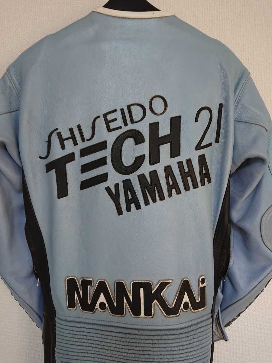 テック21 TECH21 レーシングスーツ 革ツナギ Lサイズ 8耐 ヤマハ