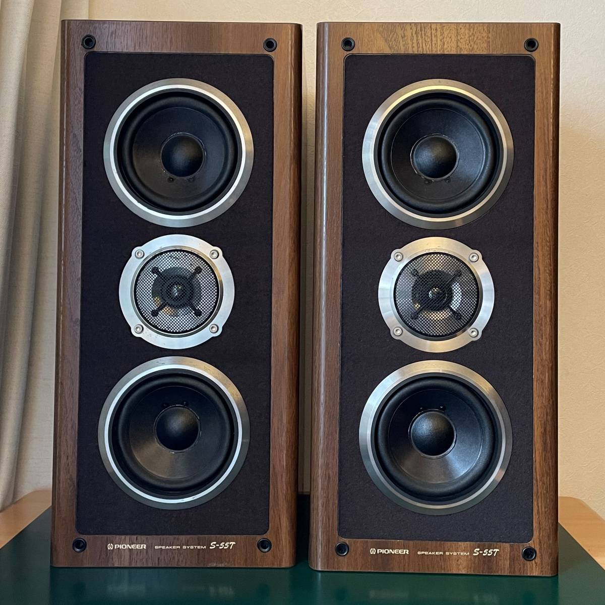 Pioneer S-55twin S-55T 方式 2ウェイ・3スピーカー・バスレフ方式・低