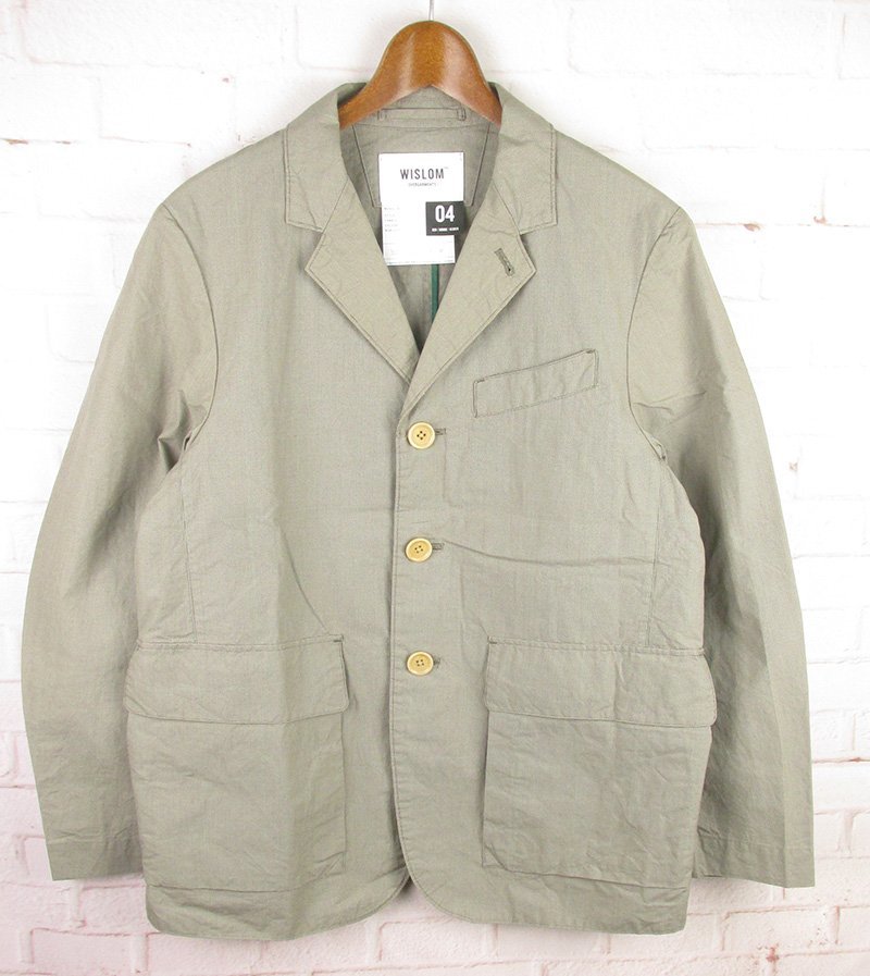 LAJ20184 WISLOM ウィズロム POPLIN CHECK ジャケット THEO1.5 未使用 