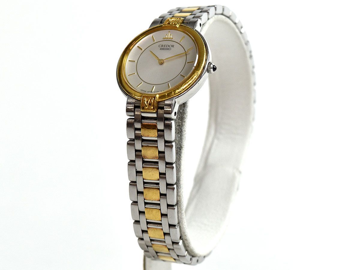 134258☆ 動作確認済 SEIKO セイコー クレドール 腕時計 クォーツ 2針 