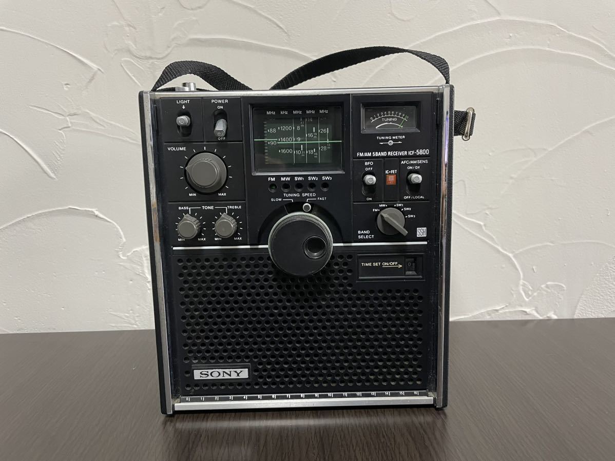 ⑨SONY ソニー スカイセンサー ICF－5800 ラジオ