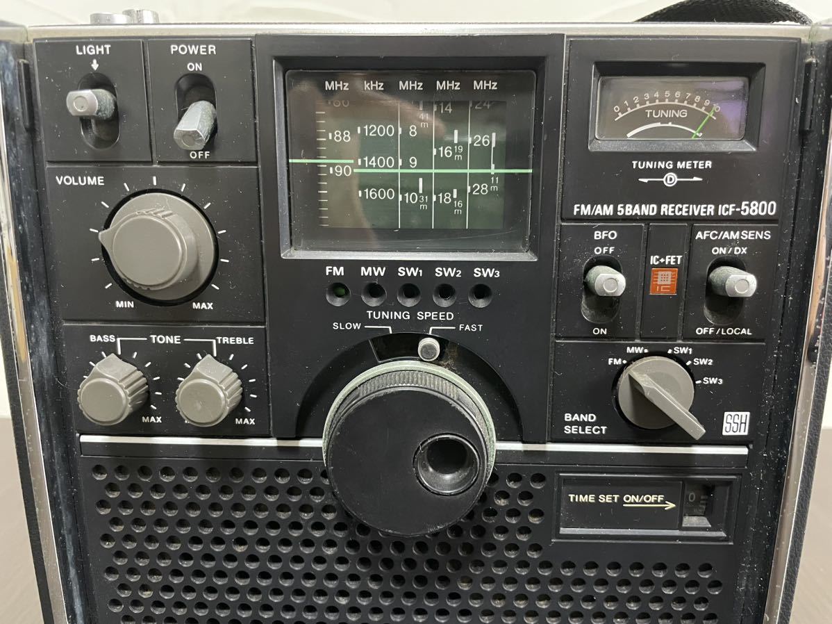 ⑨SONY ソニー スカイセンサー ICF－5800 ラジオ