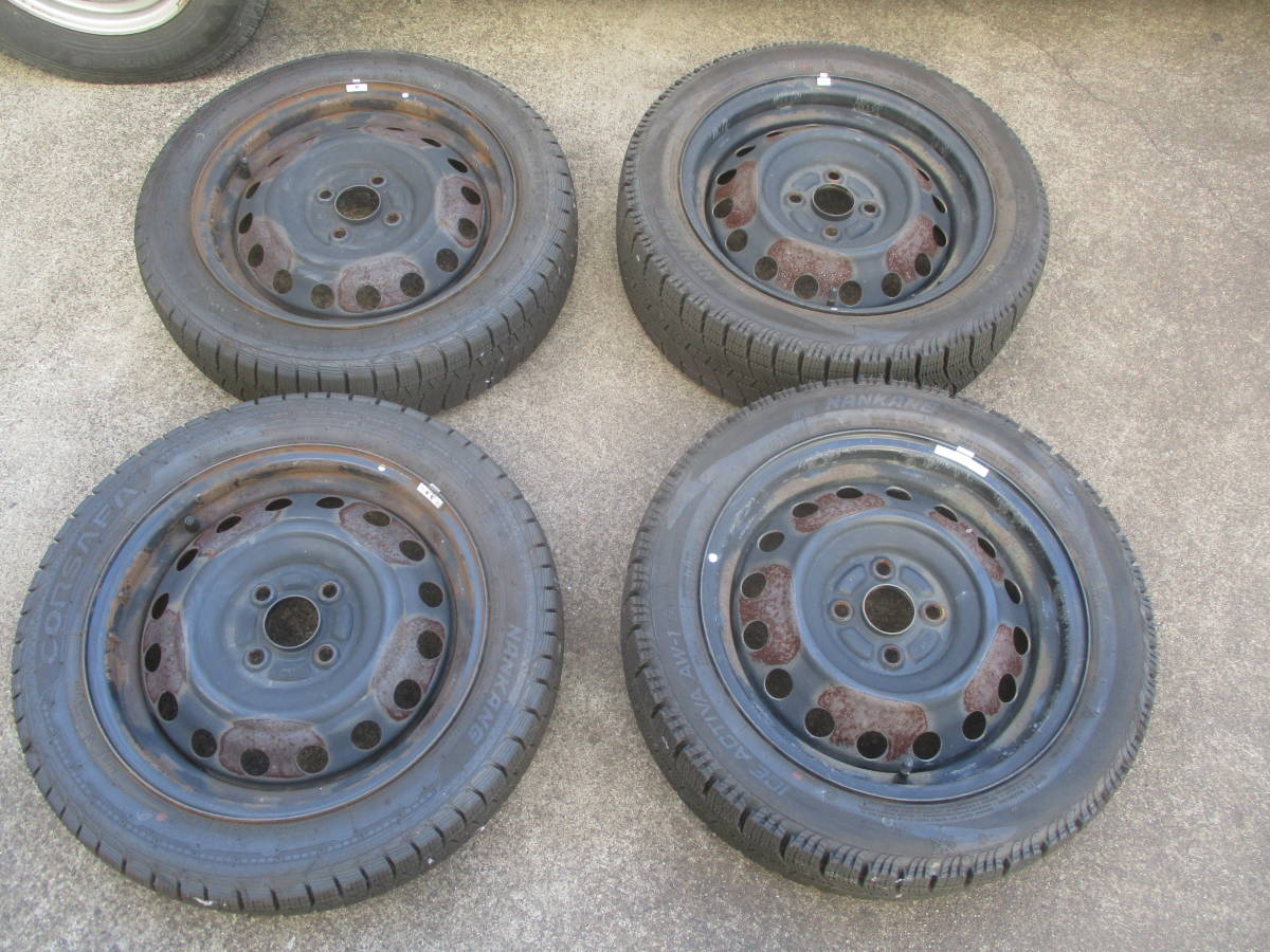 三菱 アイ純正 15インチ PCD100 2本 4J 2本 5J ＋35 145