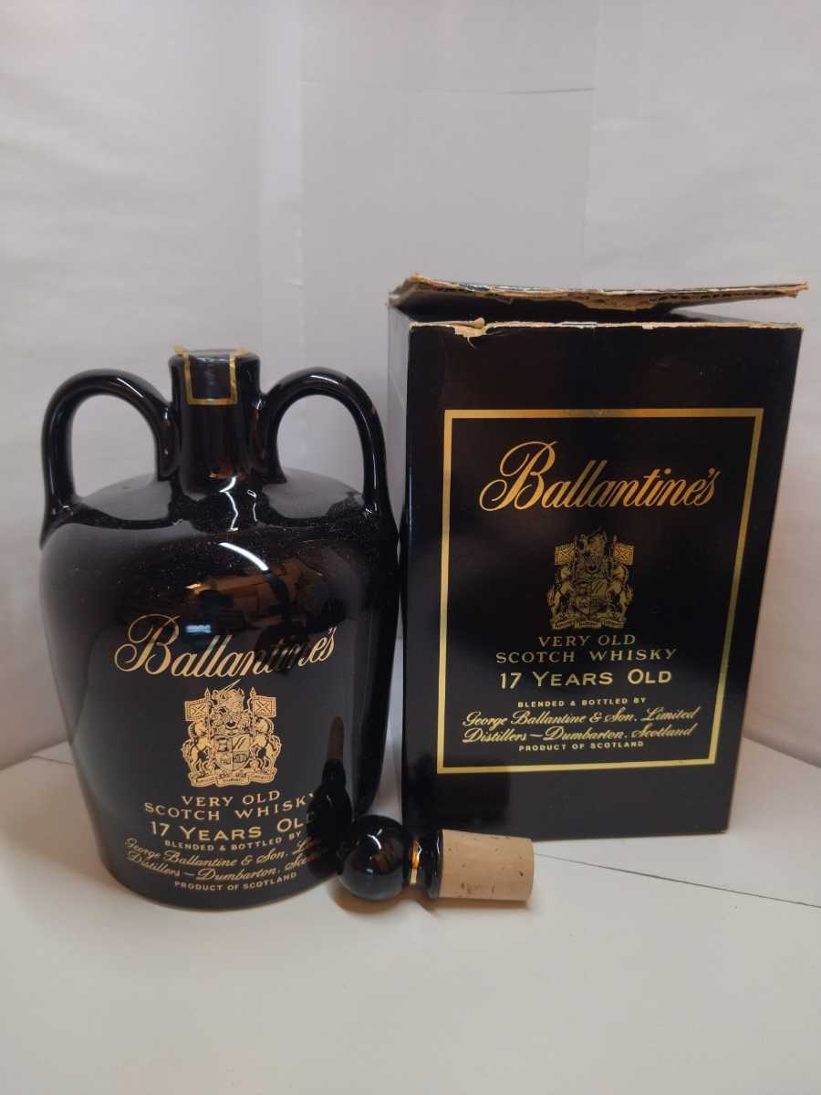未開栓 バランタイン 17年 スコッチウィスキー 750ml 43% 黒陶器 未開栓 Ballantine's バランタイン 17年 VERY OLD ベリーオールド 黒