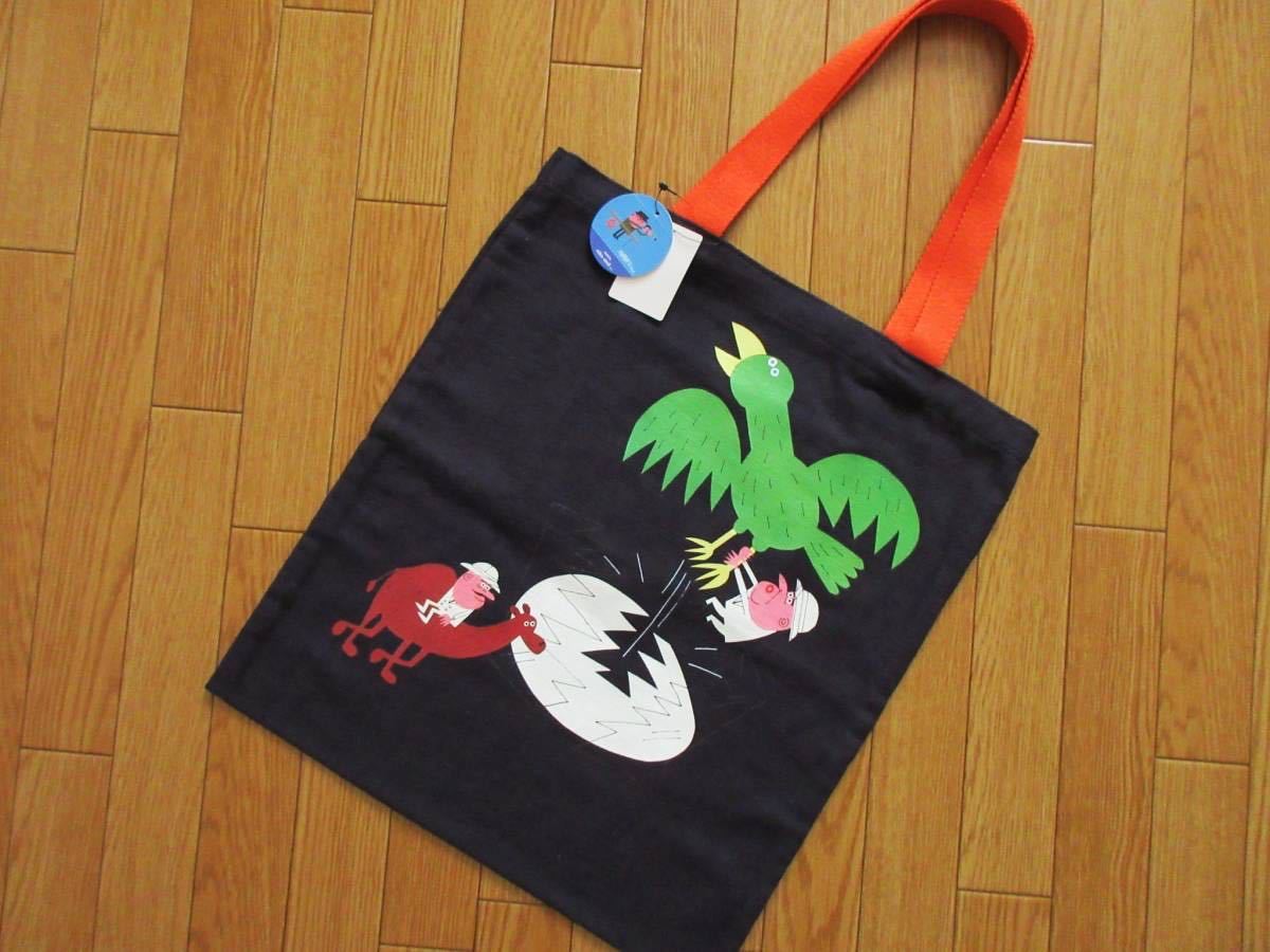 niko and ニコアンド☆柳原良平 コラボ トートバッグ （ブラック