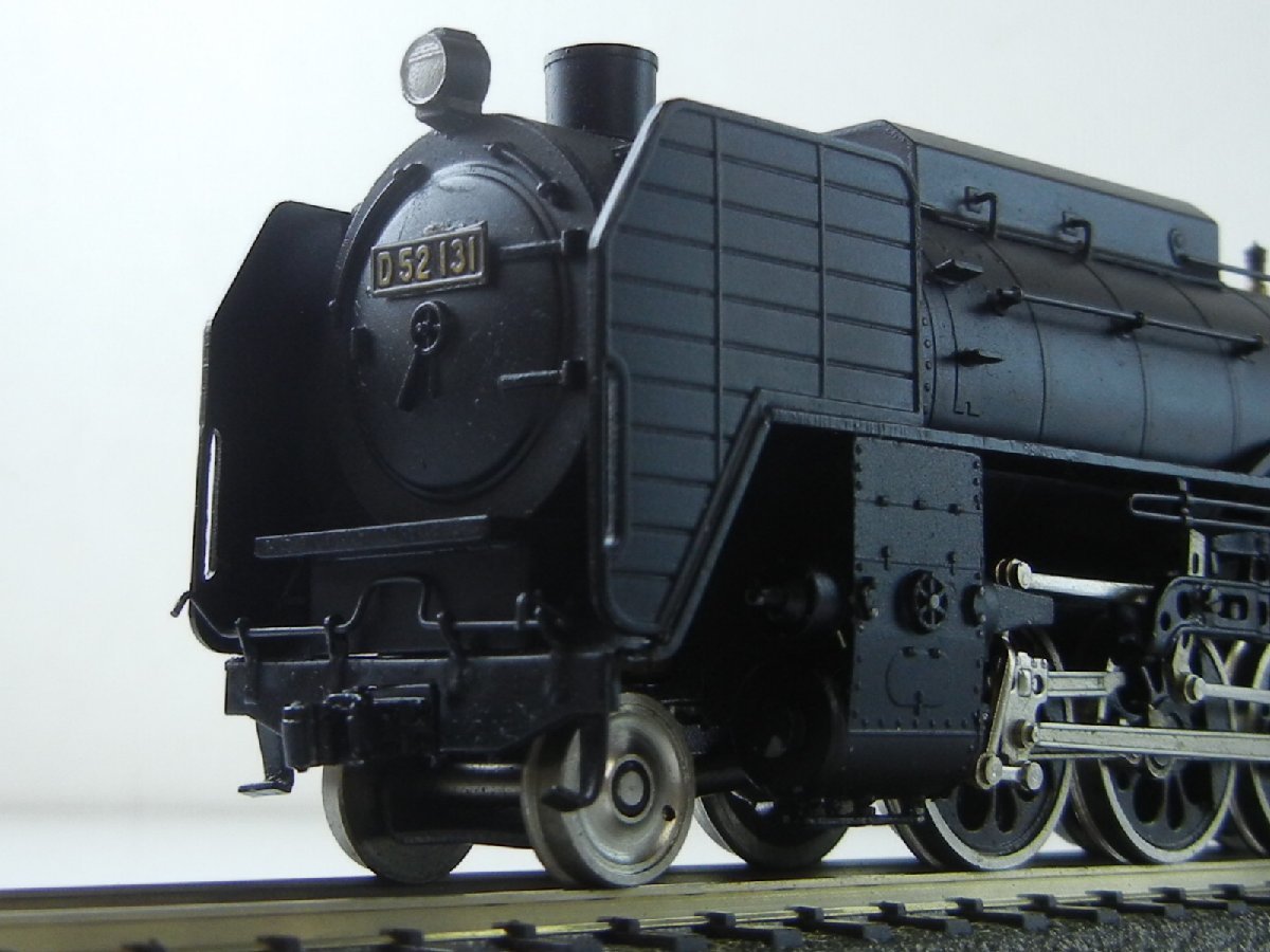 ☆04-2802】□中古□ジャンク□安達製作所 D52形 蒸気機関車 戦時型 HO 
