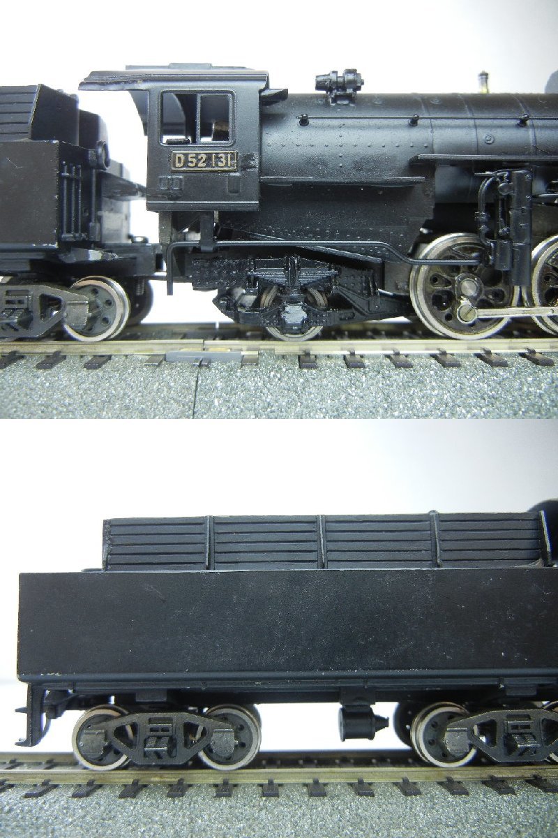 ☆04-2802】□中古□ジャンク□安達製作所 D52形 蒸気機関車 戦時型 HO 