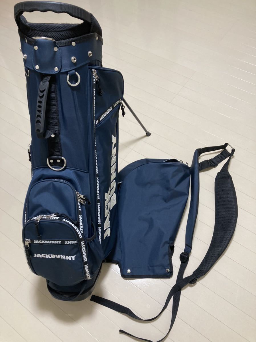 Jack Bunny!! by PEARLY GATES ジャックバニーロゴデザインファスナー スタンドバッグ　キャディバック　_4