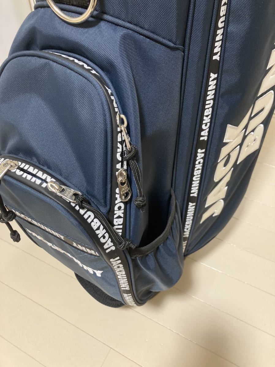 Jack Bunny!! by PEARLY GATES ジャックバニーロゴデザインファスナー スタンドバッグ　キャディバック　_7