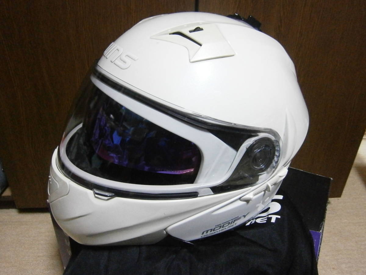 X MODIFY WINS ウインズ Modify システムヘルメット | エックス モディファイ・エックス JET（モディファイ - マットブラック 中古／wins モディファイX JET はとやオンライン