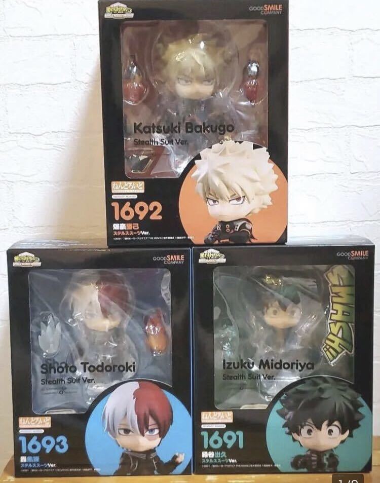 大得価，定番人気 グッスマ ねんどろいど 僕のヒーローアカデミア 緑谷出久 爆豪勝己 轟焦凍 ステルススーツVer. 3体セット(コミック、アニメ)｜売買されたオークション情報、yahooの商品情報をアーカイブ公開 その他
