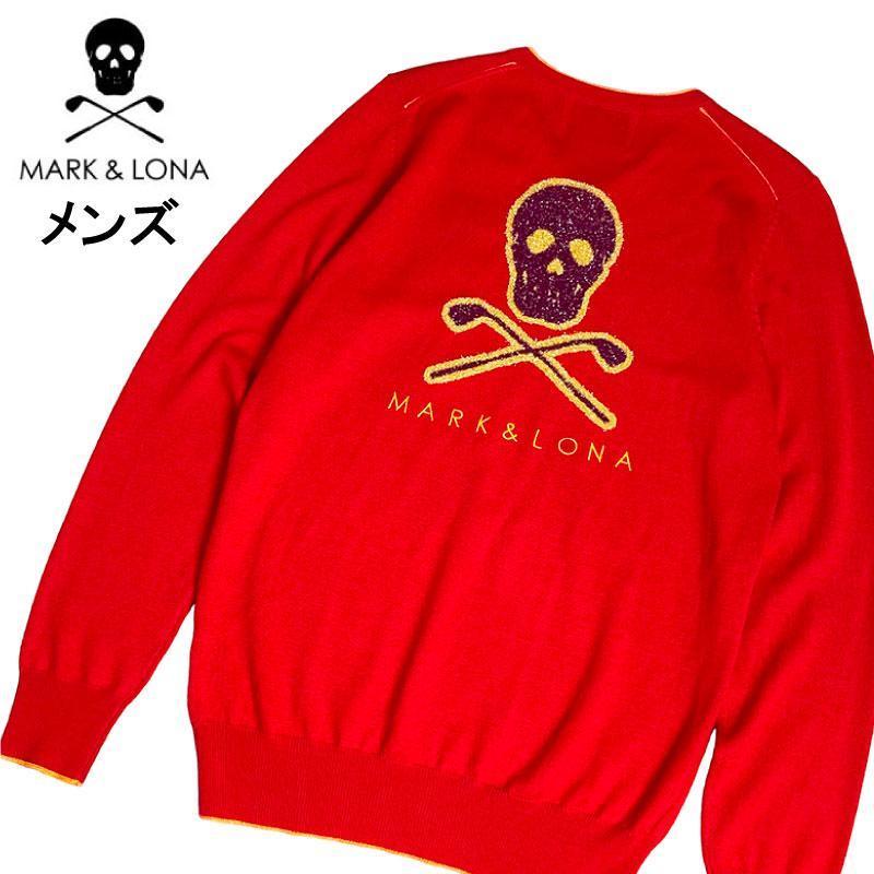  MARK&LONA マークアンドロナ ウール混ニットセーター スカル レッド M(セーター)｜売買されたオークション情報、yahooの商品情報をアーカイブ公開 - オークファン セーター