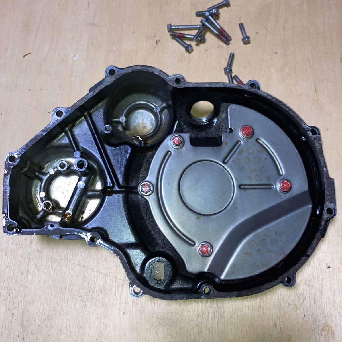 カワサキ ZRX1200R ZRX1100 クラッチカバー パルサーカバー 純正 バフ 