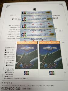 ☆USJ☆ 1デイパスポートチケット パートナーフリーパスペア カッコイイ