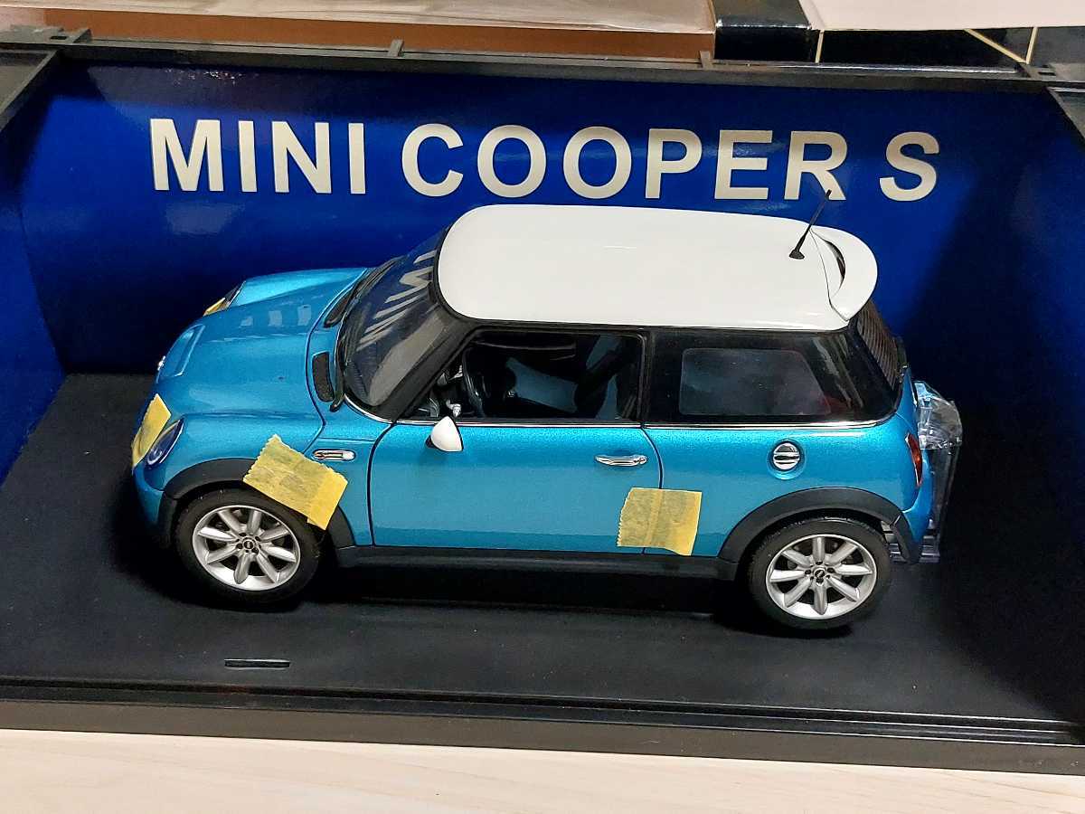 1/18 ミニ クーパーS R53 (エレクトリックブルー オートアート AutoArt 